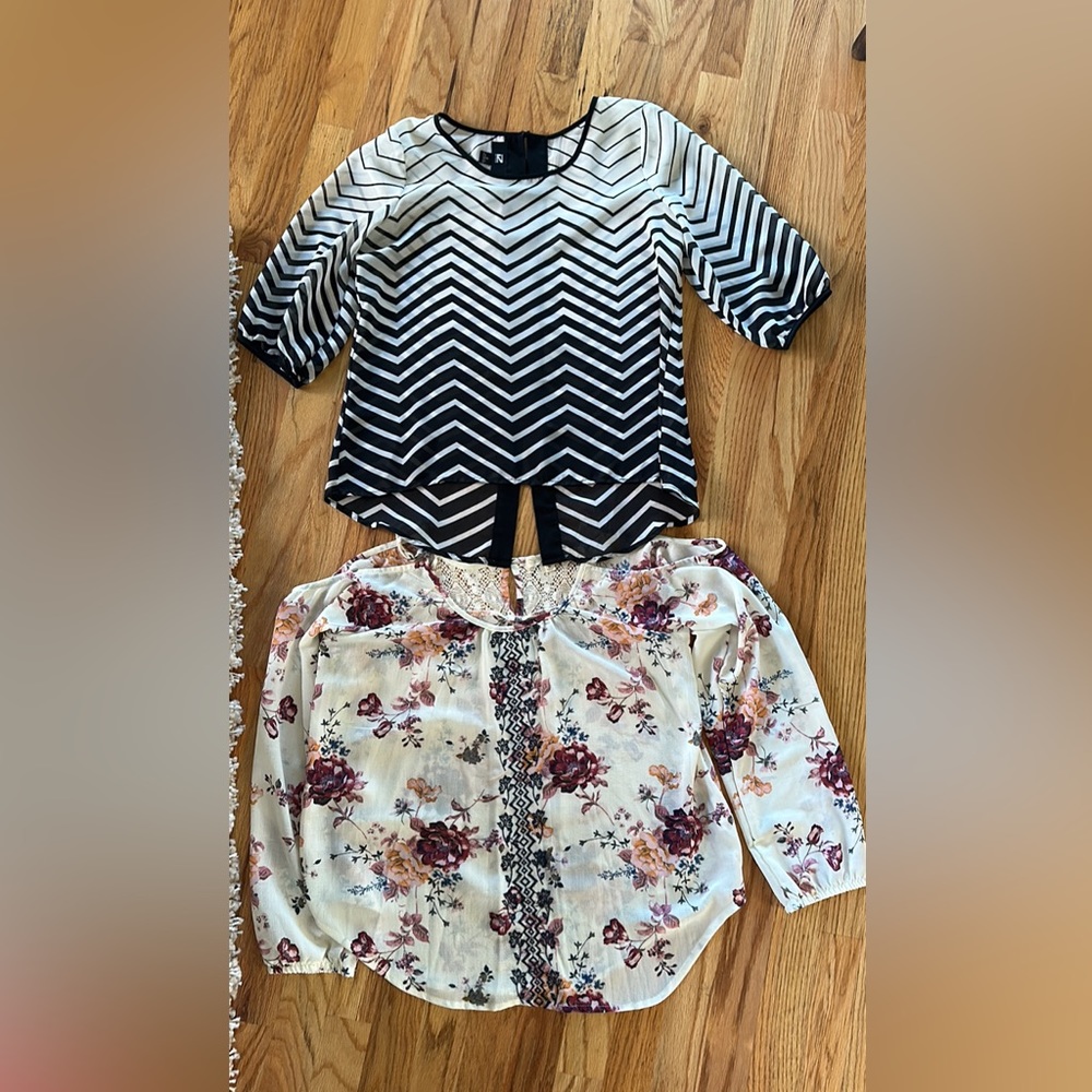 Variety of women’s tops